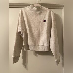 Champion Women's Light Gray Hoodie